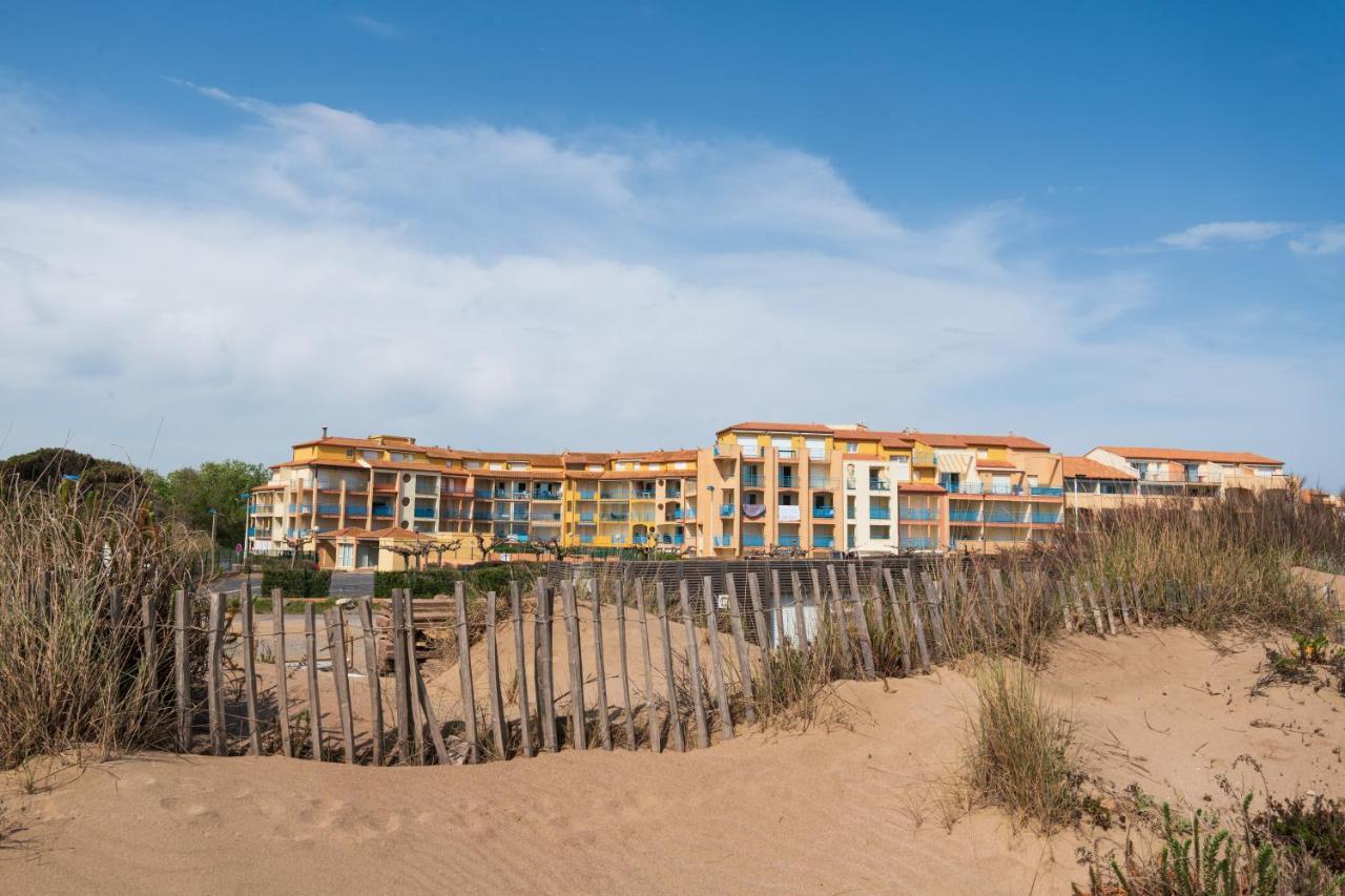 Appartement, Vue Sur Mer, Acces Direct Plage, Piscine Виас Екстериор снимка